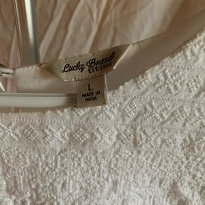 White Linen Embroidered Dress. Boho style